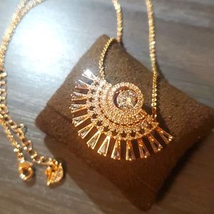 SWAROVSKI rose gold necklace